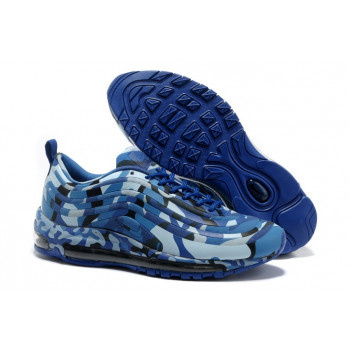 Shoes Nike Air Max Italian Camouflage Mens Runing Blue