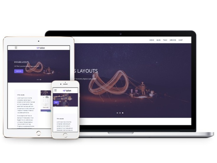 Talon : Free Multipurpose Wordpress Theme