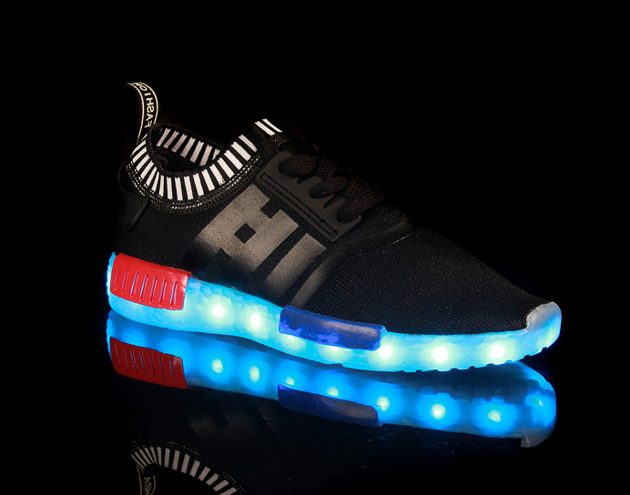 New fluorescent shoes luminous shoes LED USB interface