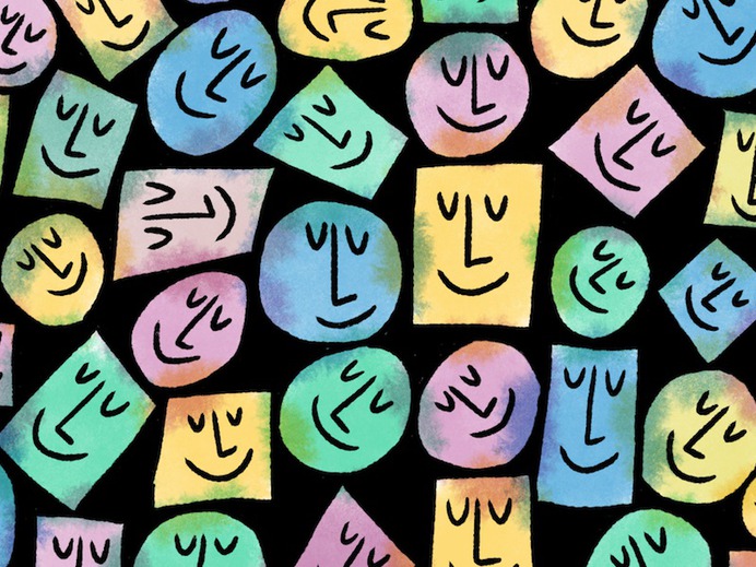 💧🎨 etc friendship unity fun watercolor procreate smile illustration drawing doodle art