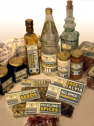 Russian Deli (Student Work) | Packaging of the World: Creative Package Design Archive and Gallery #deli #packaging #design #graphic #russian #food