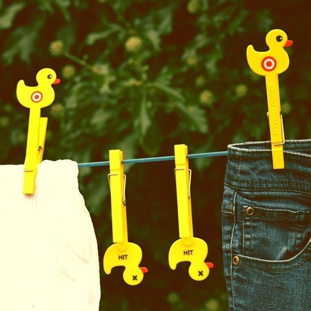 Sitting Duck Clothes Pegs #tech #flow #gadget #gift #ideas #cool
