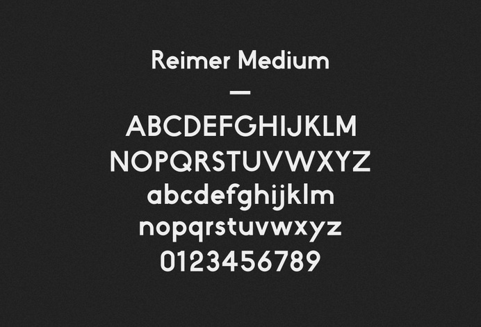 Reimer typeface #font #grotesque #geometric #typeface #typography