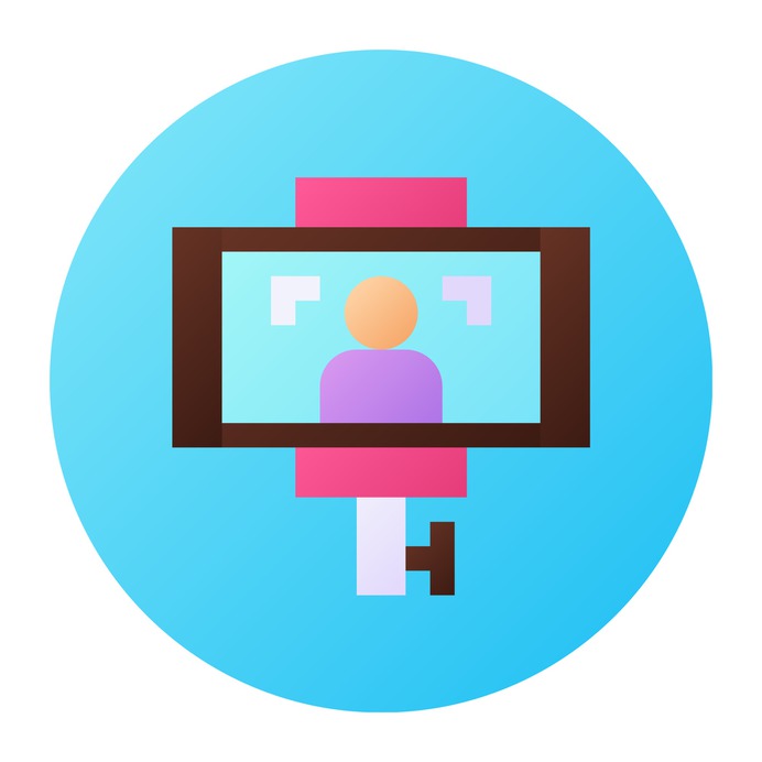 See more icon inspiration related to stabilizer, selfie stick, selfie, cell phone, stick, electronics, mobile phone, device, smartphone, photography, tool, picture and camera on Flaticon.