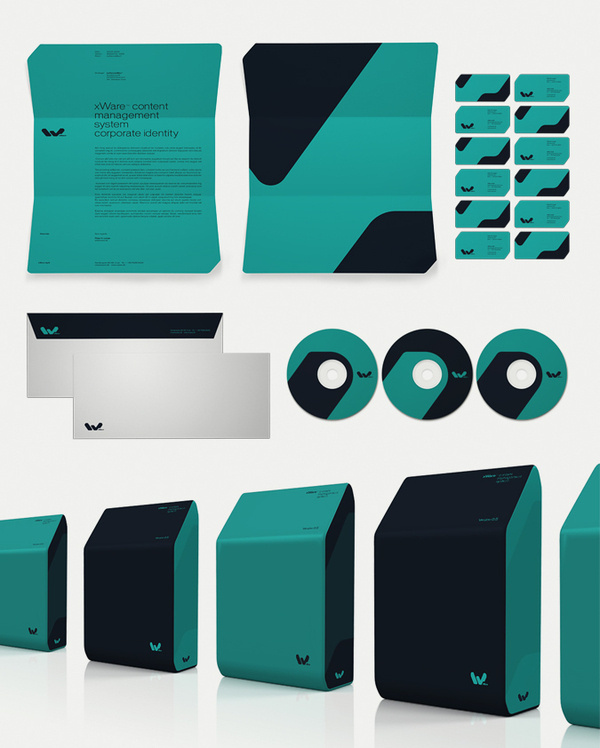 xWare Corporate Identity on Behance #brand #identity