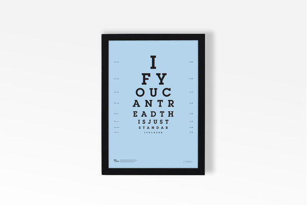 It's all about distance #print #poster