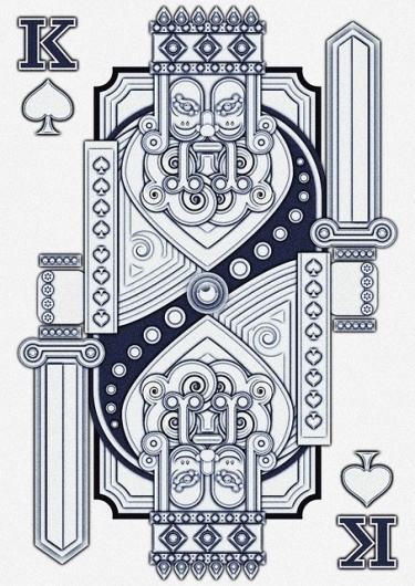 King of Spades | Flickr - Photo Sharing! #card #illustration #vector #king