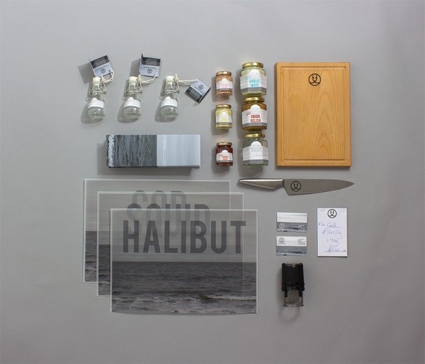 Just for the Halibut William Skane Davis #halibut #just #branding #davis #design #fish #fishmonger #the #skane #for #logo
