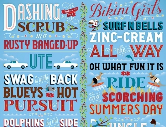 Bonds Holiday | Jessica Hische #illustration #jessica #hische #typography