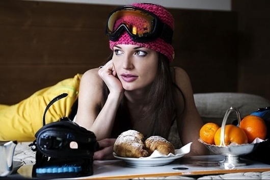 SPORT ATTITUDE 2012 on the Behance Network #woman #girl #ski #photo #snow #sport