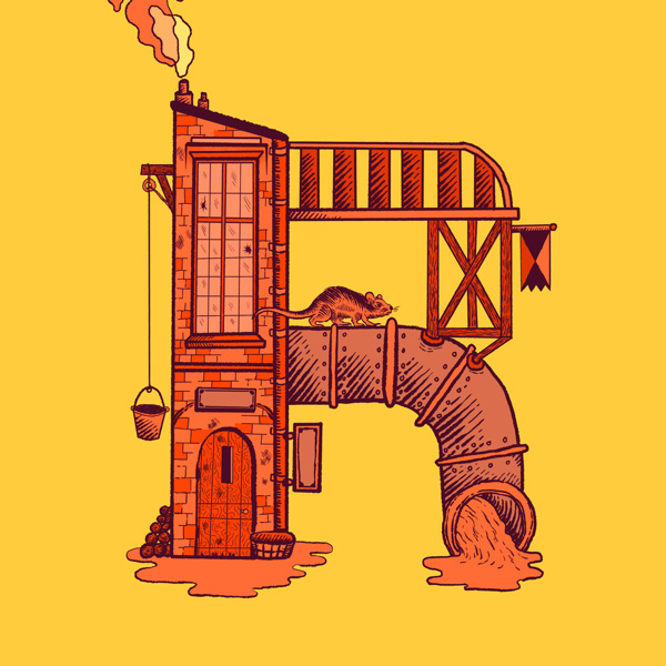 R - Heymikel #letters #lettering #illustration #type #typographie #heymikel