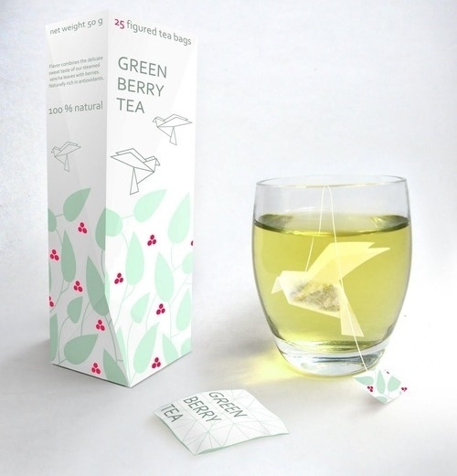 I love monday #origami #tea #green