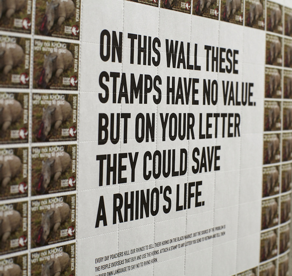 The Rhino Stamp Project #stamps #rhino #poster