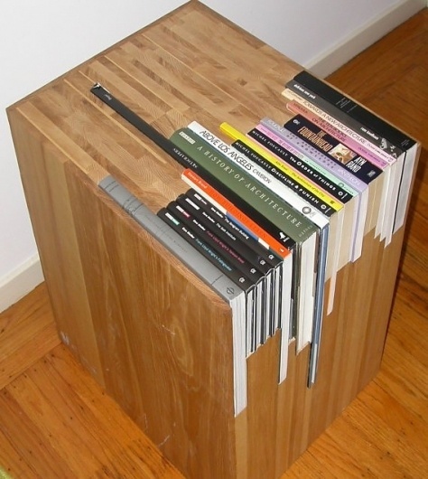 Custom Stacked Book Side Table by janedandy on Etsy #product #furniture #design