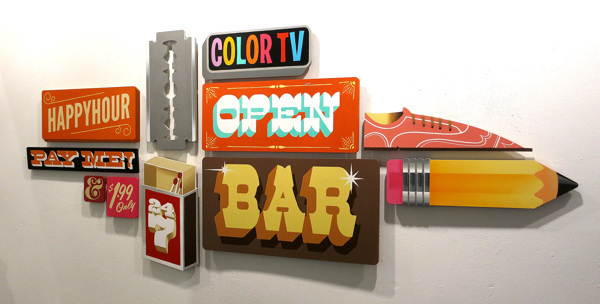 City of dreams Expo #lettering #zender #sign #shoe #illustration #bar #open #pencil #typography