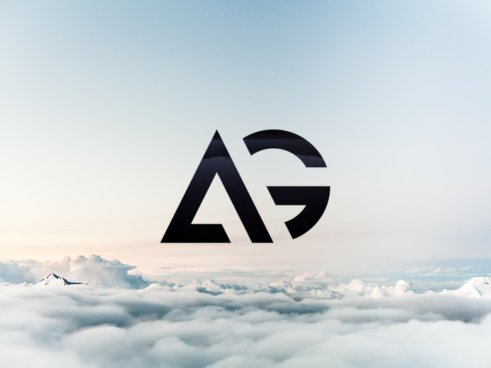 AG – The finished logo by Maxime Siméon
