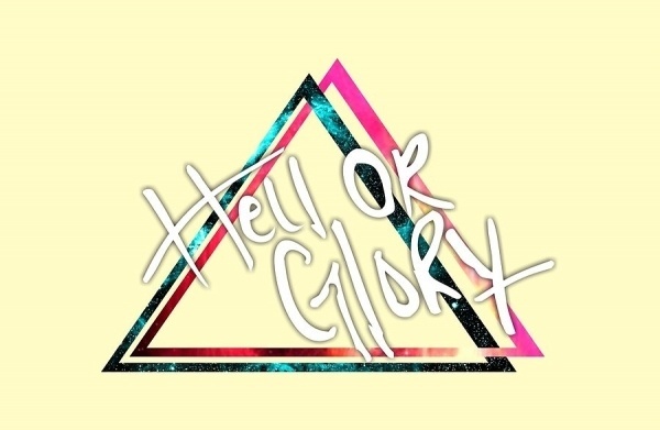 Hell or glory by ~lucasdausacker #line #nebula #quote #desing #brand #triangle