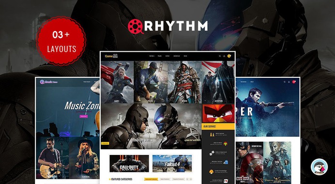 Rhythm - Lightspeed Multi-purpose Responsive Theme | TemplateTrip