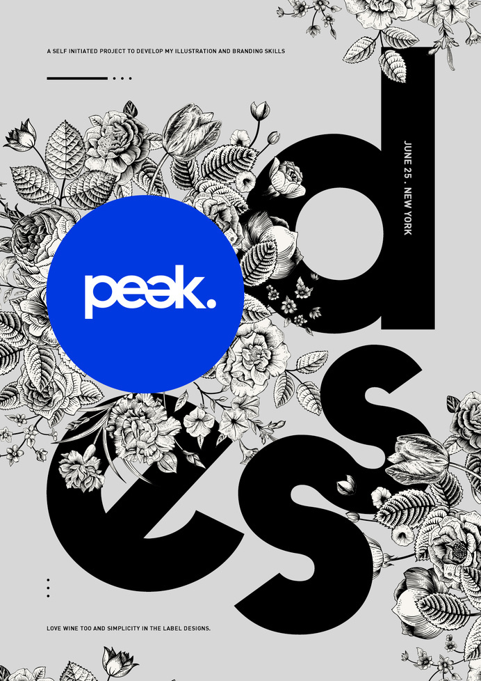 Peak. #design #poster