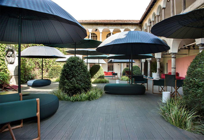 Modern Outdoor Furniture and Shadings from Salone del Mobile - #design, #furniture, #modernfurniture, design, furniture, #outdoor