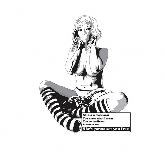 Monsieur Deez #illustration #woman