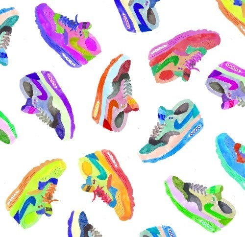 Nike Air Max, 2013. Benjamin Grossblatt. #nike #illustration #trainers