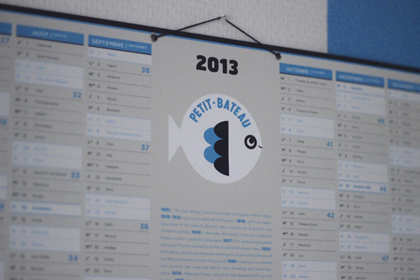 Calendrier 2013 #delaplace #2013 #vintage #calendrier #petit #bateau