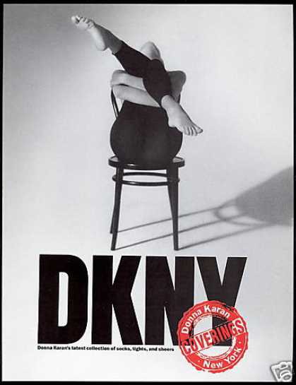 DKNY Donna Karan Leg Tights Fashion (1990)
