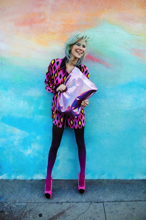 Britt Maren by Zoey Grossman #model #girl #tights #photography #gradient #fashion