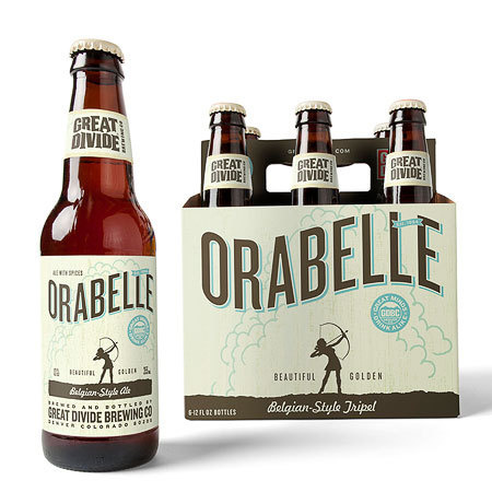 Great Divide Orabelle Packaging #packaging #beer #label #bottle
