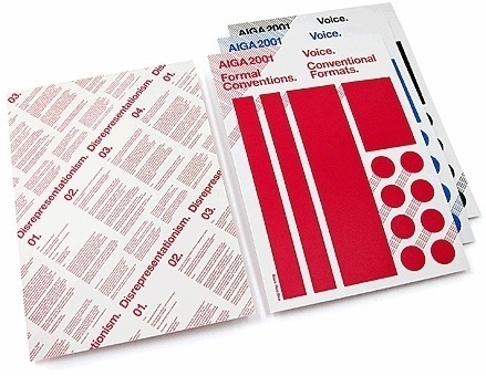 AIGA / Voice - Experimental Jetset #print #experimental #conventions #formal #jetset