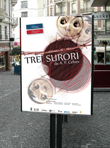 Russian Theatre Festival #festival #theatre #cehov #russian #poster #outdoor