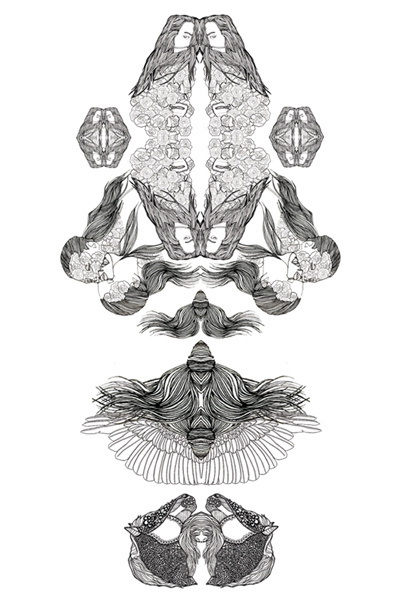 Chrissie Houtkooper / designer / illustrator #white #print #graphic #black #illustration #fashion