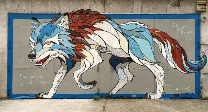 Microsoft // Mural // Wolf