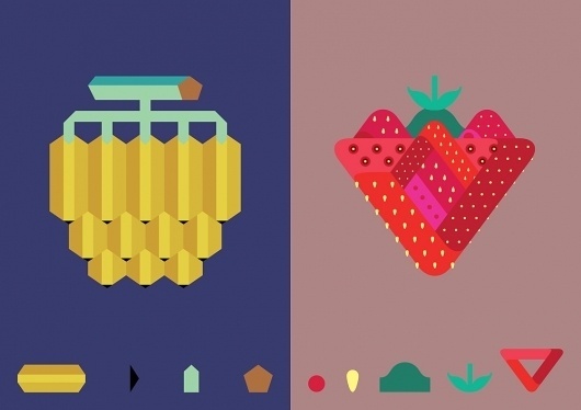 fruits : seellie-silly #illustration #vector
