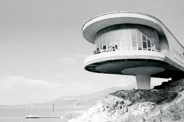 Armenian Sevan peninsula #brutalism #building #architecture #coldwar