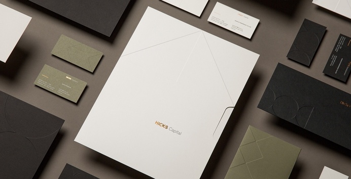 Hicks identity branding brand new logo stationery system beautiful design new mindsparkle mag magazine online best new by face mexico monter