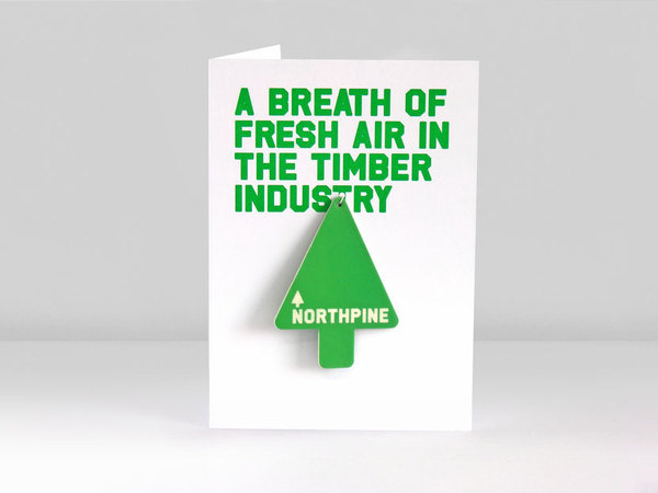 Northpine brand launch invitation by Everything. Auckland, New Zealand. #design #mailer #idea #branding