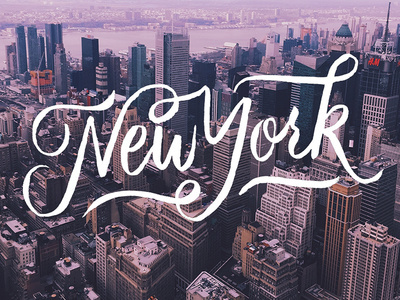 New York #city #typography #lettering #script #handlettering #city #newyorkcity #newyork #new #york