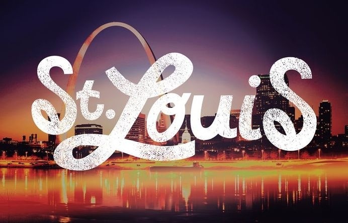 St.Louis #lettering #script #type #hand #typography