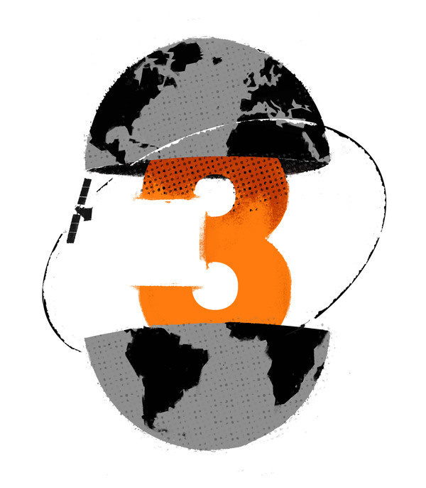 Three Wired on Behance #illustration