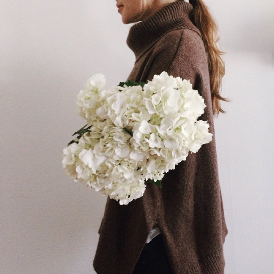 fashion, sweater, flowers