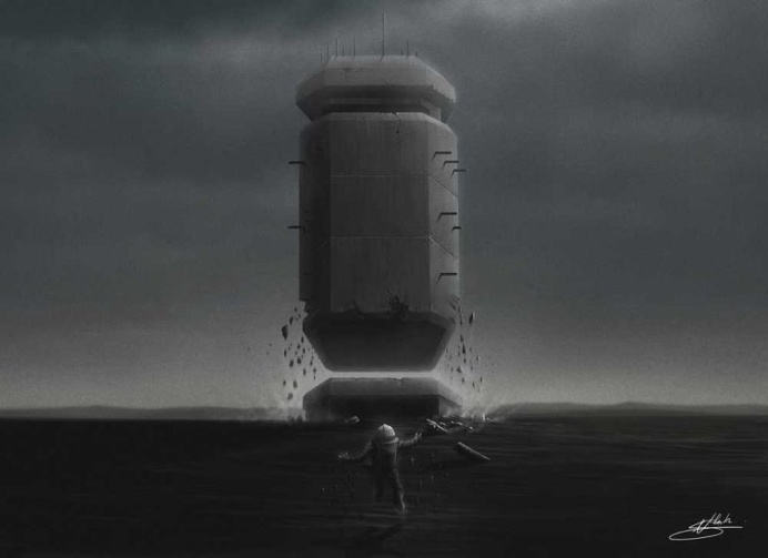 Space, Scale, Composiiton & Atmosphere: Digital Drawing by Nicholas Stathopoulos