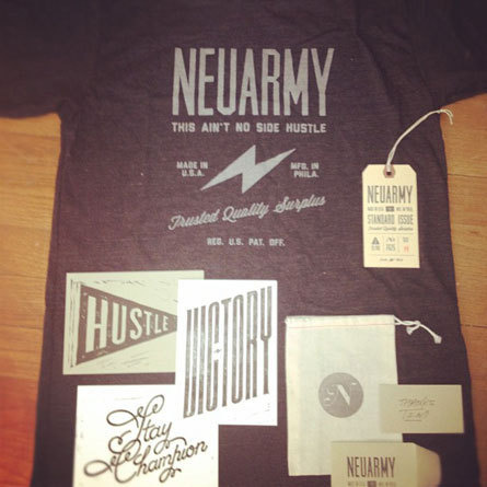 Neuarmy #logo #print #worn