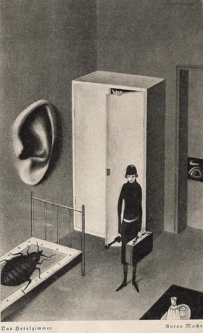 The hotel room, Antonin Machek, 1930
