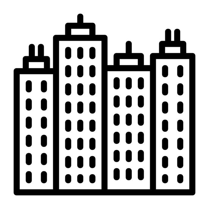 See more icon inspiration related to town, skyscraper, city, building, real estate, urban, buildings and architectonic on Flaticon.