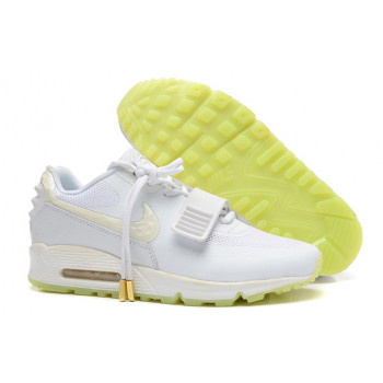 Nike Air Max 90 White Mens 2014 Yeezy Ii 2 Sp the Devil Series West Shoes Yellow