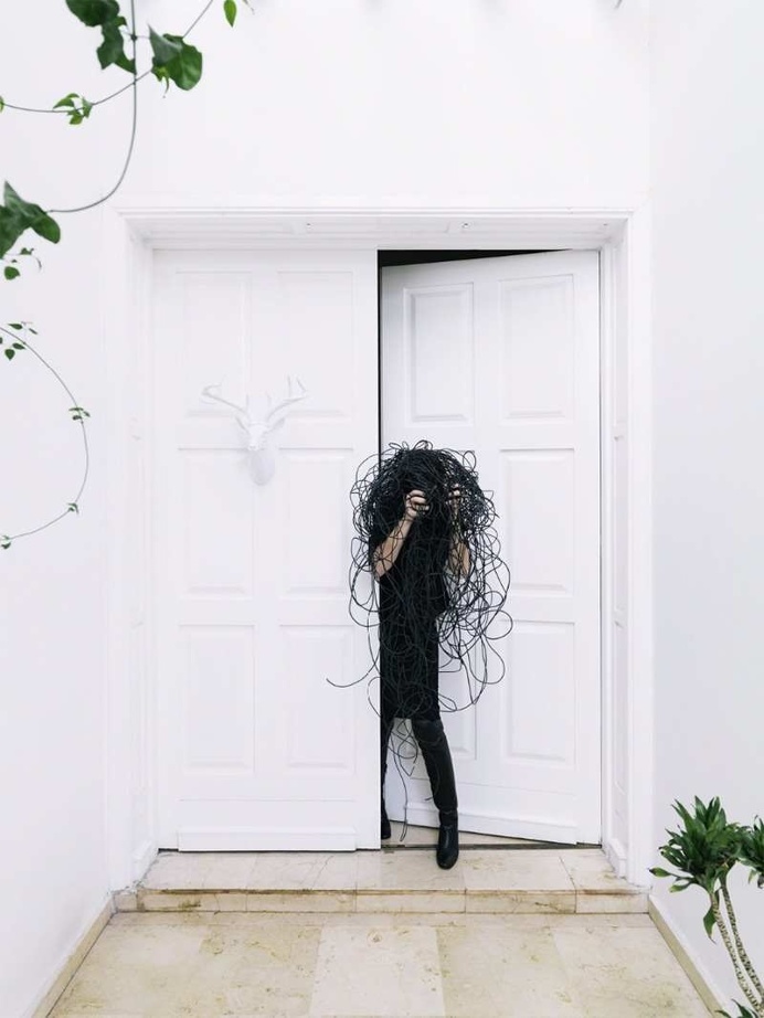 Staged Fine Art Self-Portraits by Amina Benbouchta