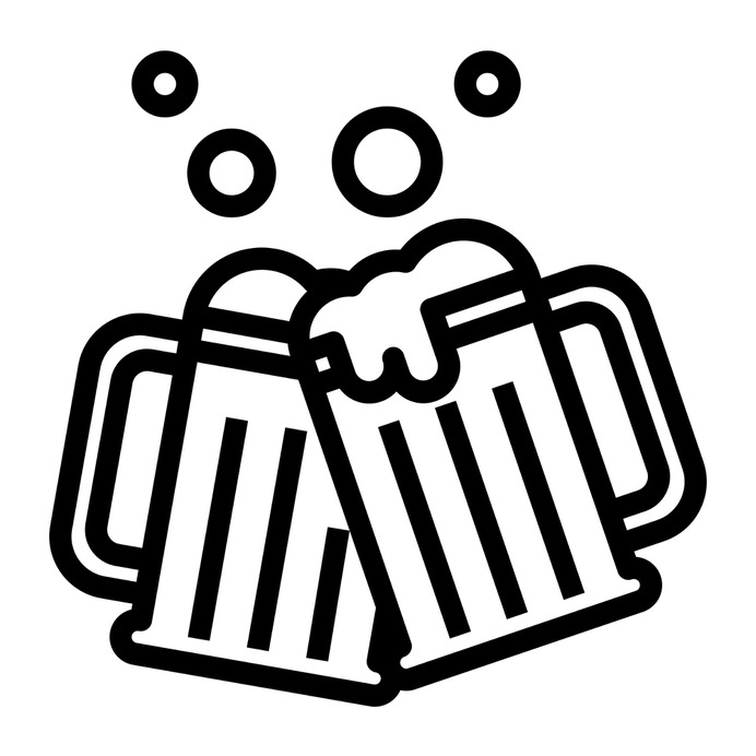 See more icon inspiration related to beer, drink, alcohol, food, glass, pint, food and restaurant, frost, bar icons, alcoholic drink, beer mug, beverages, holding, beverage, cheers, party, bottle and drinks on Flaticon.
