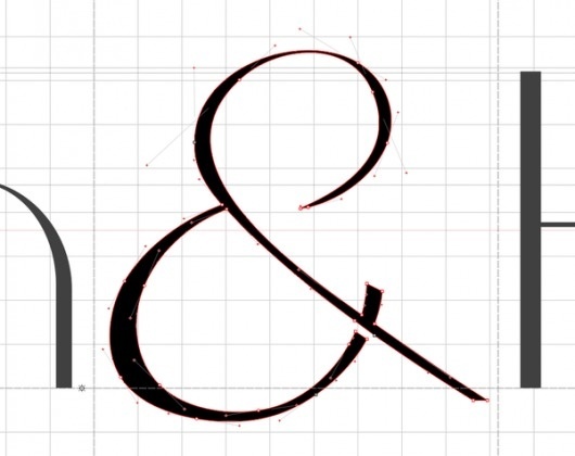 A Fashion Forward Textstyle #font #brekke #serif #design #ampersand #grid #typeface #type #nodes #kile